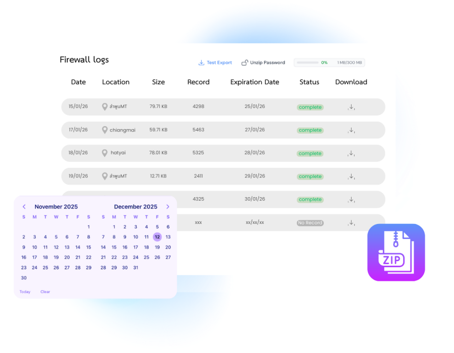 เก็บ Log ตาม พ.ร.บ. คอมพิวเตอร์